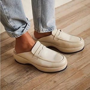Free People Winston Platform Loafer Mule Size 8 / 38